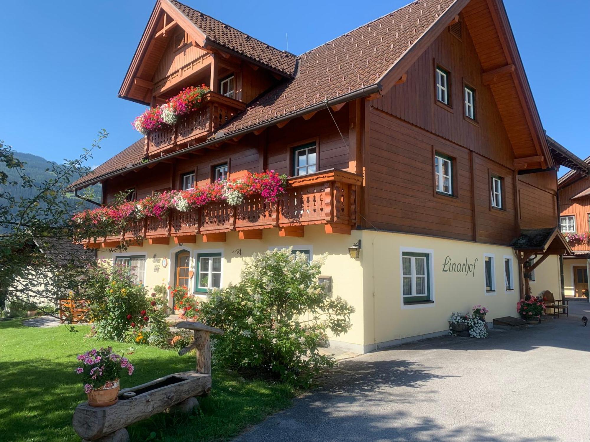 Linarhof Apartment Urlaub Am Bio Bauernhof Haus im Ennstal Exterior foto