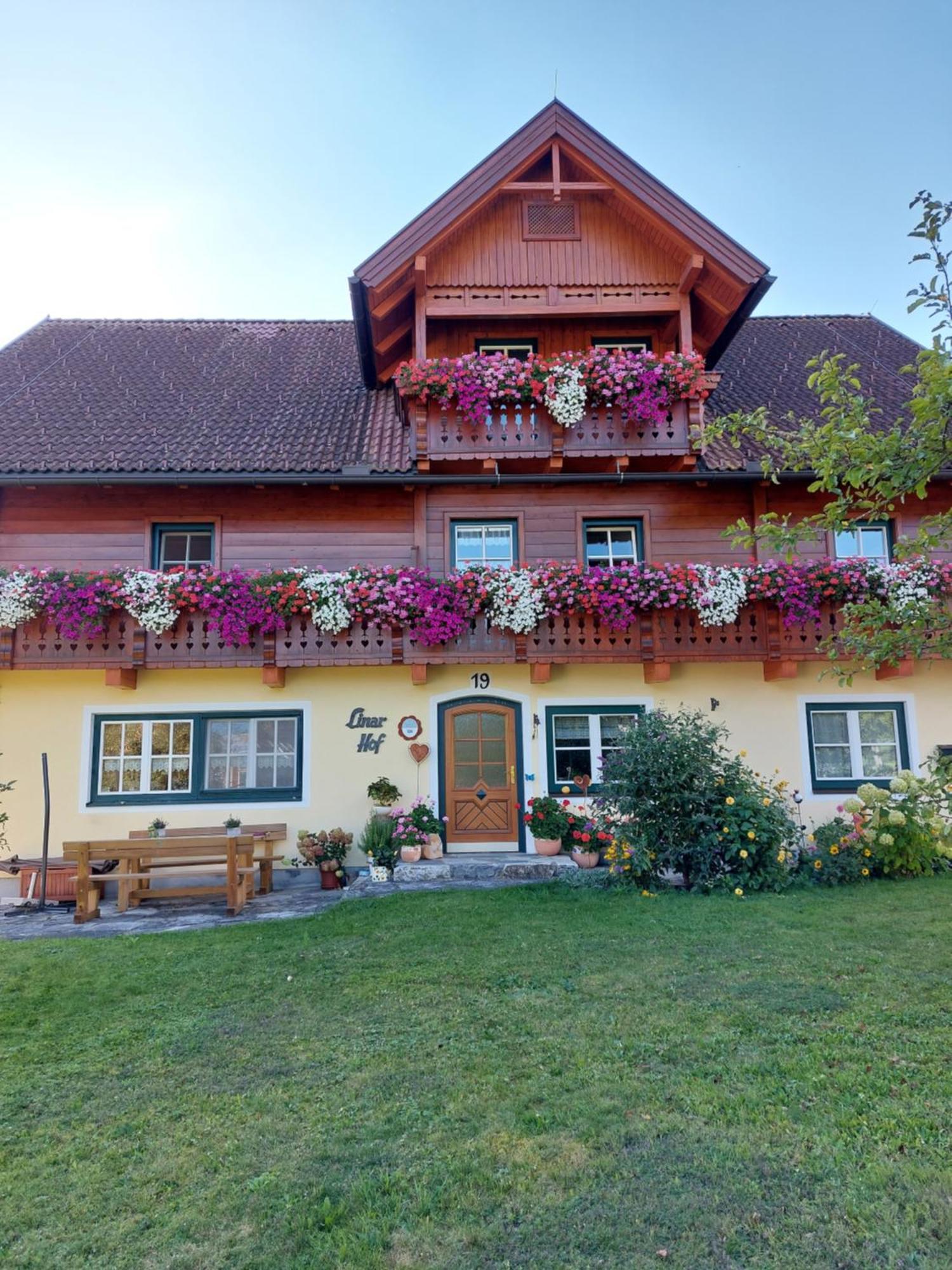 Linarhof Apartment Urlaub Am Bio Bauernhof Haus im Ennstal Exterior foto